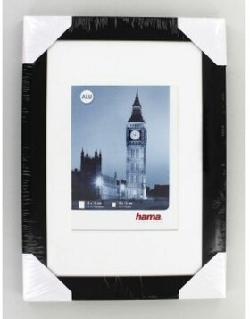 London Aluminium Frame, black, 13 x 18 cm