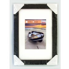 Barchetta Wooden Frame, grey, 13 x 18 cm