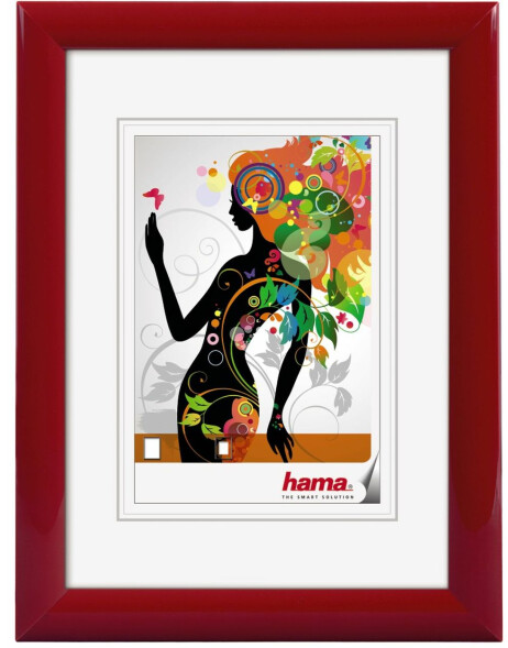 Malaga Plastic Frame, red, 13 x 18 cm