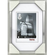 Valencia Plastic Frame, silver, 13 x 18 cm