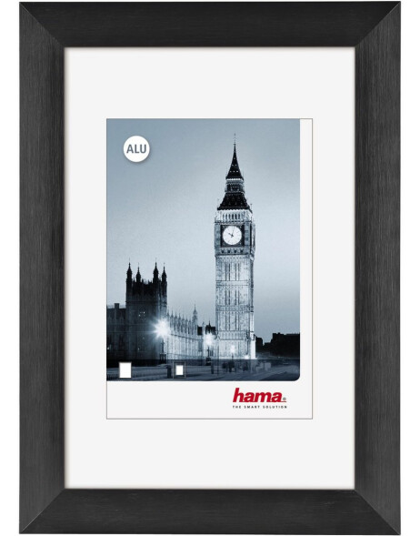 London Aluminium Frame, black, 15 x 20 cm