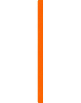 Malaga Plastic Frame, orange, 15 x 20 cm