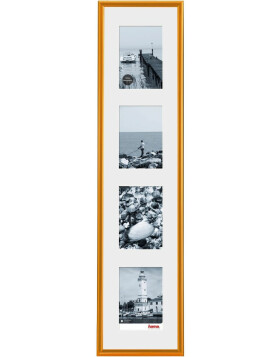 Malaga Plastic Frame Gallery, 4 x 13 x 18 cm, 21 x 95 cm, orange