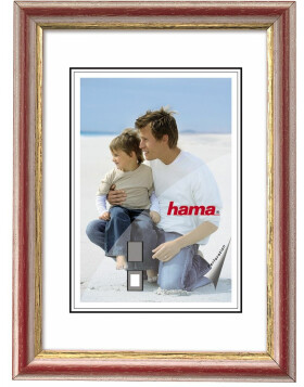 Wooden frame 24x30 cm ruby ??red Florida