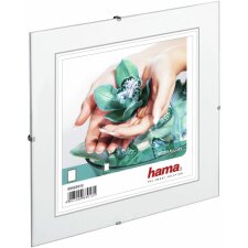 Hama Rahmenloser Bildhalter Normalglas 30x30 cm