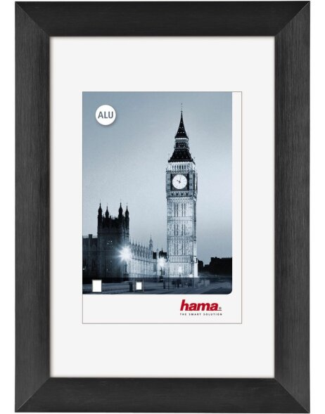 40x50 cm aluminium fotolijst london in zwart