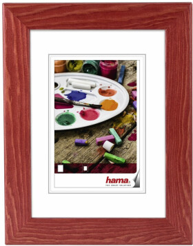 Hama wooden frame Riga 40x50 cm red
