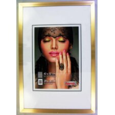 Santa Cruz Plastic Frame, gold, 40 x 50 cm