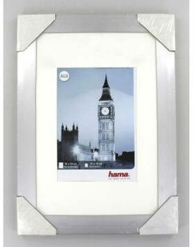 London Aluminium Frame, silver, 50 x 50 cm