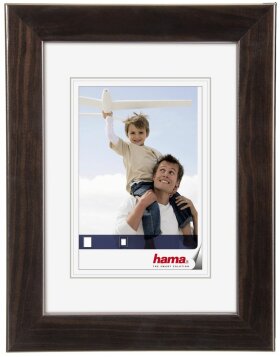 Hama wooden frame Riga 50x50 cm dark brown