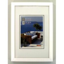Cornwall wooden frame 50x70 cm white