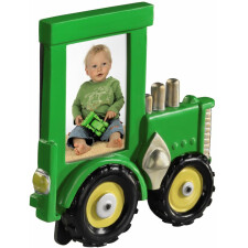 Baby frame TRAKTOR green 5,5x7,5 cm