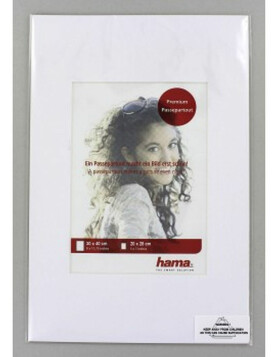 Premium Passepartout, Smooth White, 30 x 40 cm