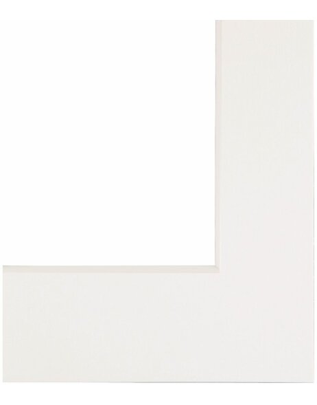 Passepartout 30x40 cm - 20x30 cm arktyczna biel