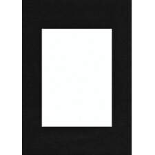 Passepartout 40x50 cm - 28x35 cm fondo negro