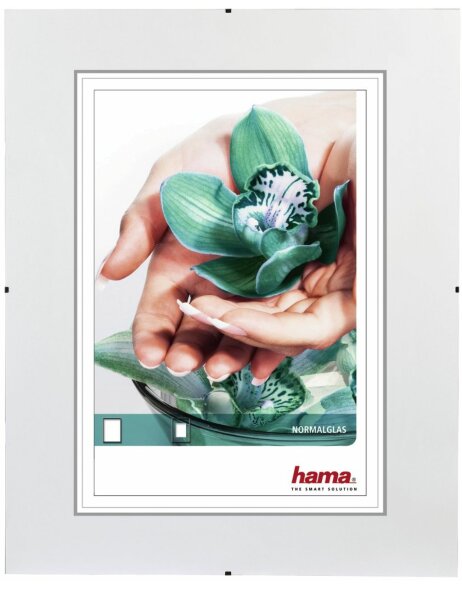 Hama Rahmenloser Bildhalter Normalglas 10,5x15 cm