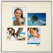 MADRID gallery frame for 4 photos 13x18 cm silver