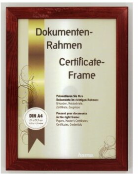 Hama wooden frame Riga 21x29,7 cm red