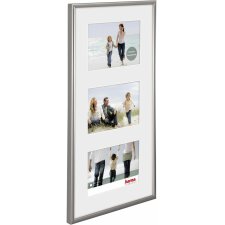Madrid Plastic Frame Gallery, silver, 3 x 10 x 15 cm, 23 x 45 cm