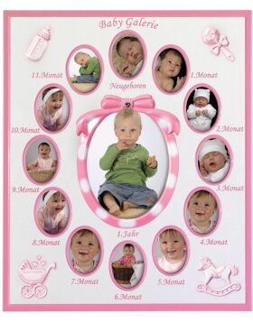 Portrait frame pink BABY GALLERY 13 Photos