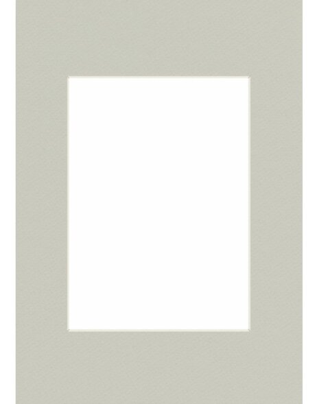 Passepartout 18x24 cm - 10x15 cm grigio argento