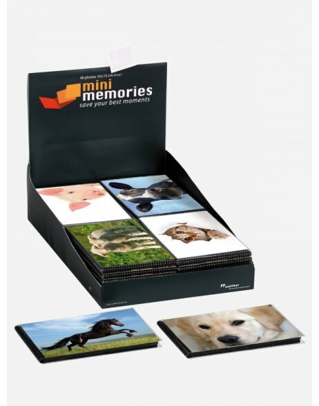 Dieren Mini Album voor 40 fotos 10x15 cm