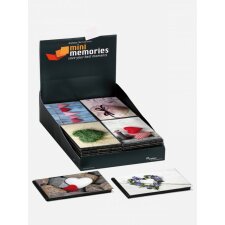 Walther Einsteckalbum Minialbum Hearts für 40 Fotos 10x15 cm (tauschbares Cover)
