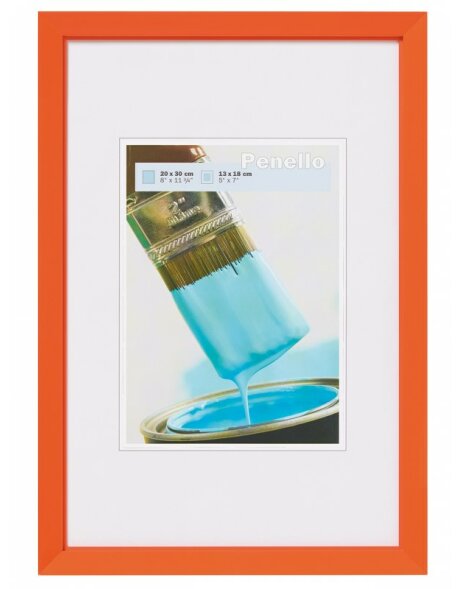 Plastic frame Penello 20x30 cm orange