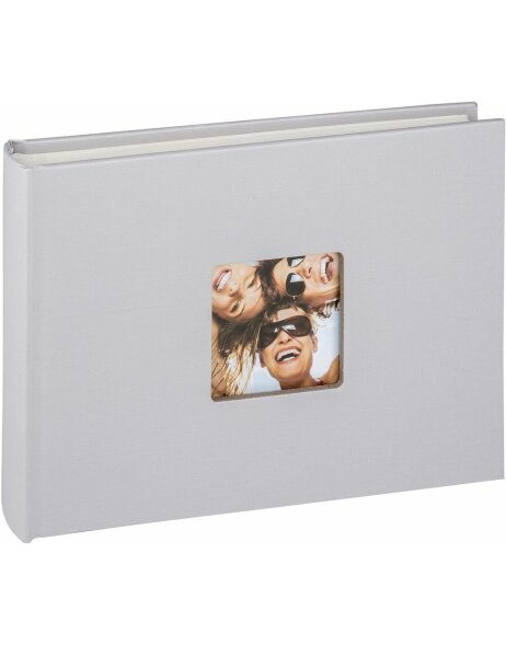 Walther Small Album Fun Edition lichtgrijs 22x16 cm 40 witte paginas