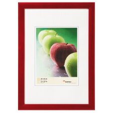 Manzana FSC wooden frame 13x18 cm red