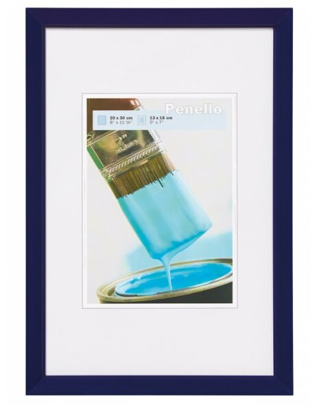 Kunststoffrahmen Penello 40x50 cm blau