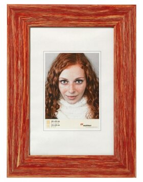 Giulia wooden frame 30x40 cm red