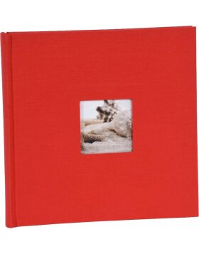 Álbum de fotos Mika 25x24,5 cm rojo