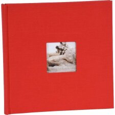 Album fotografico Mika 25x24,5 cm rosso