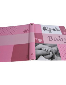 Henzo Baby Album Jessy pink 28x30,5 cm 60 white sides