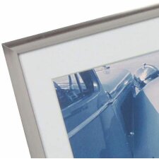 Aluminum frame Portofino 50x70 cm silver
