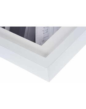 Cornici in legno Pianoforte 30x30 cm Bianco Effetto 3D