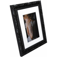 Chic Baroque photo frame 15x20 cm black