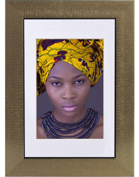 Africa plastic frame 40x60 cm gold