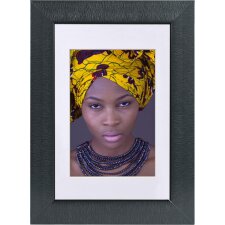 Africa plastic frame 40x60 cm dark gray