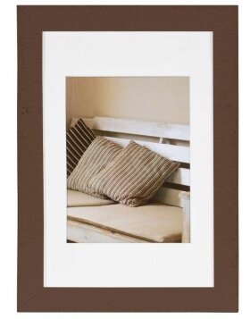 20x30 wood picture frame Driftwood dark brown