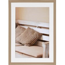 Driftwood wooden frame 50x70 cm beige