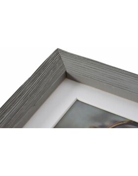 Deco wooden frame 13x18 cm beige