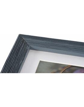 Deco wooden frame 30x40 cm blue
