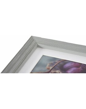 Deco wooden frame 10x15 cm gray