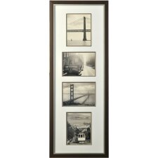 Ramka galeryjna Frisco Bay na 4 zdjęcia 15x20 cm ciemnobrązowa