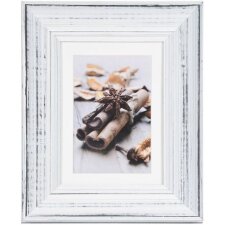 Cornice in legno Anais 13x18 cm bianco