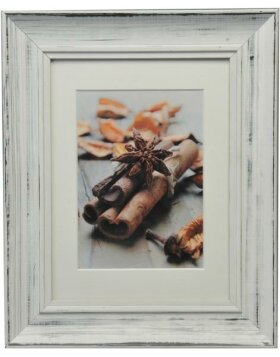 Anais wooden frame 18x24 cm white