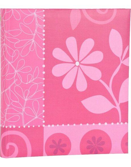 Henzo Jumbo Fotoalbum Flower Festival pink 29x33 cm 100 wei&szlig;e Seiten
