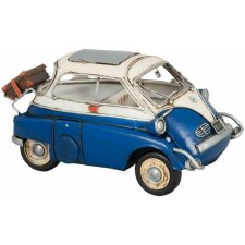 Model van bmw Isetta Bubbelauto 26x13x13 cm blauw